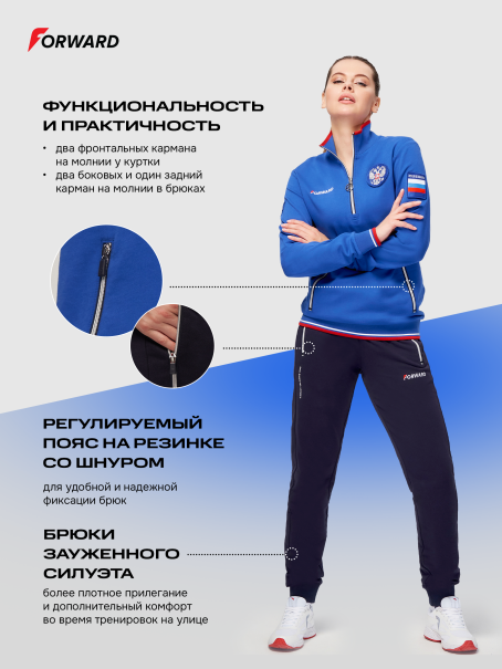 Костюм тренировочный женский
