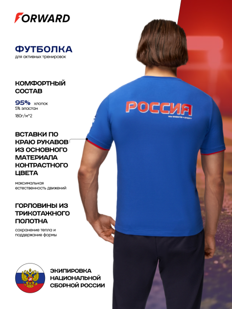Футболка короткий рукав мужская 