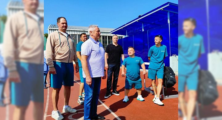 Паралимпийцы России провели открытую тренировку перед вылетом на Игры в Париж 